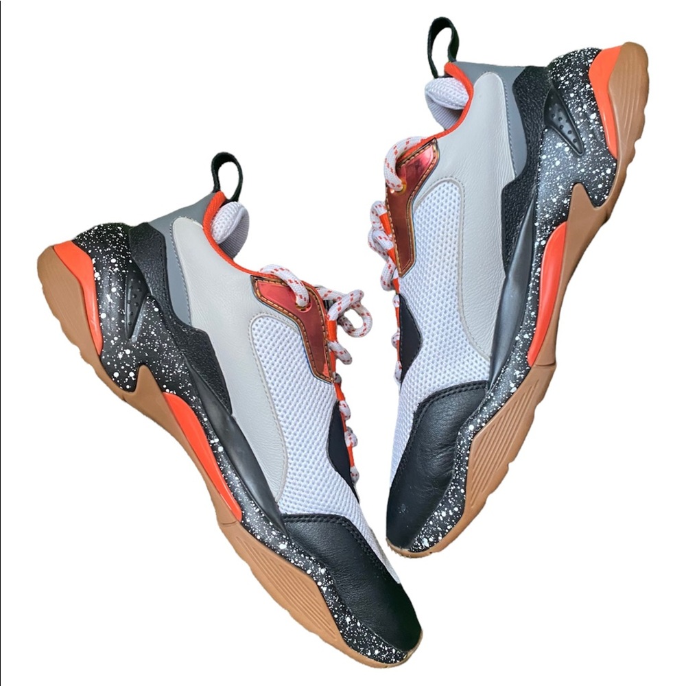 puma thunder electric black white orange (6)